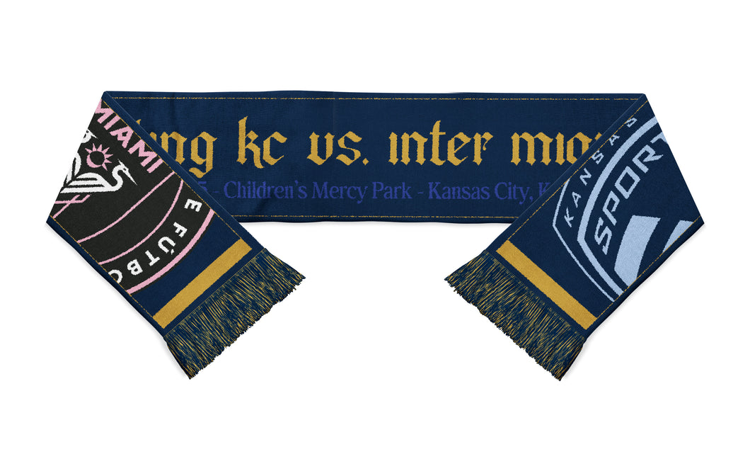 2025 CCC - Sporting KC vs. Inter Miami Match-Up Scarf