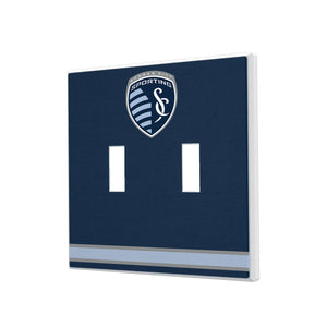 Sporting KC Double Toggle Light Switch Plate
